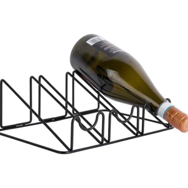 Pastatomas vyno laikiklis WIRED, juoda spalva