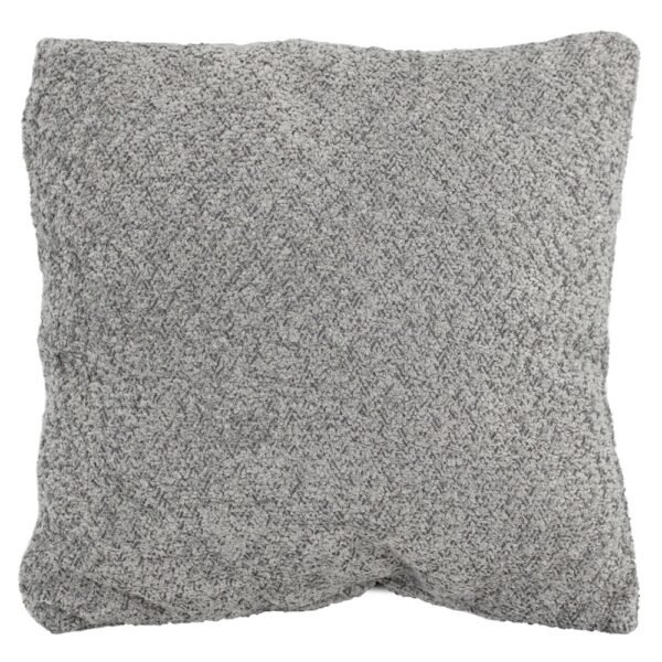 Bouclé pagalvėlė, kvadratinė, pilka spalva