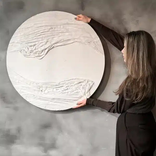 Abstraktaus meno paveikslas "ROUND", 80 cm