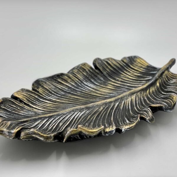 Serviravimo indas - padėklas "Nature touch", pilka+auksas