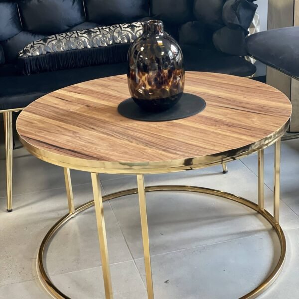 Kavos staliukas, medžio imitacija