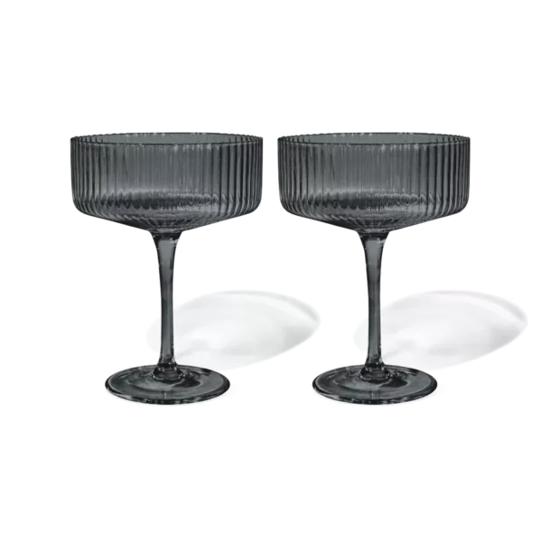 Taurė PARIS, tamsintas stiklas (vnt.)