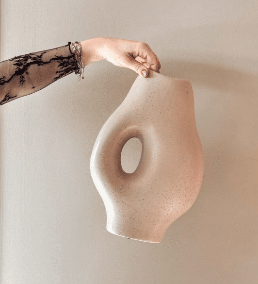 Vaza su ekologišku smėliu