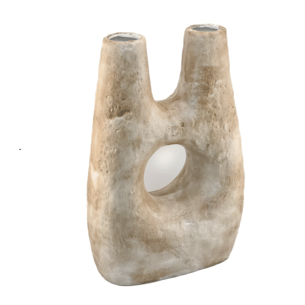 Smėlio spalvos vaza