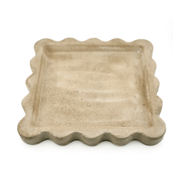 Kvadratinis padėklas, smėlio spalvos