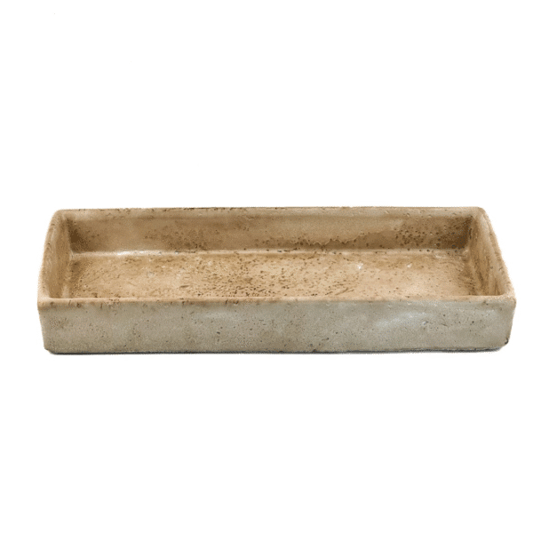 Stačiakampis dekoratyvinis padėklas „Natūrali elegancija“