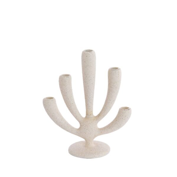 Žvakidė 25x11,5x28,5 cm POLINO matinė kreminė