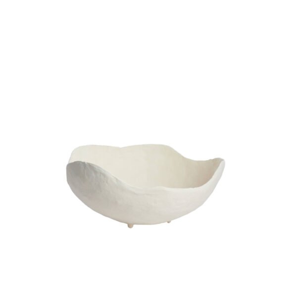 Dubuo Ø28x11.5 cm švelnios kreminės spalvos