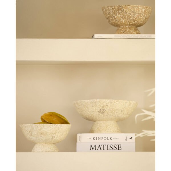 Indas Ø30x15 cm GRACIO bambukas natūralus+kreminis