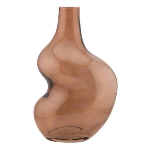 Organinio stiklo vaza „Smiltainis“ 17.7x13.5x28,5cm